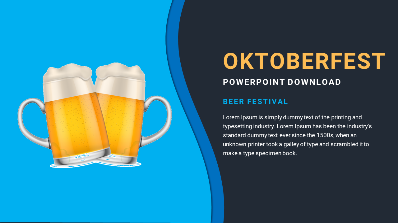 Affordable Oktoberfest PowerPoint Download Slide Designs